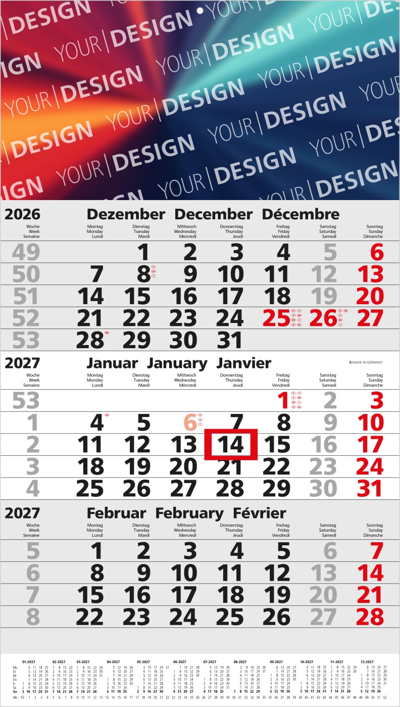 GE0031-HE3-Monatskalender Primus 3 Post