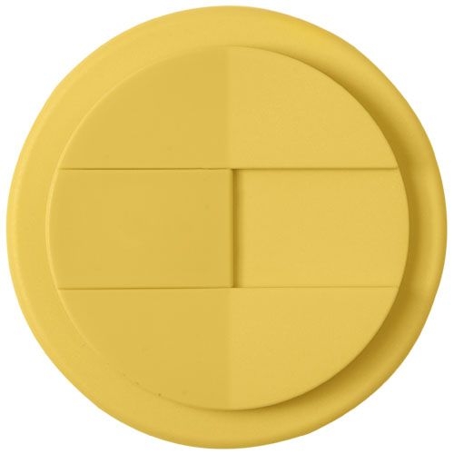 PF210493-2Brite-Americano® Eco 350 ml Isolierbecher mit auslaufsicherem Deckel_ gelb