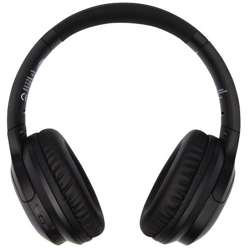 PF124296-1Loop Bluetooth®-Kopfhoerer aus recyceltem Kunststoff_ schwarz