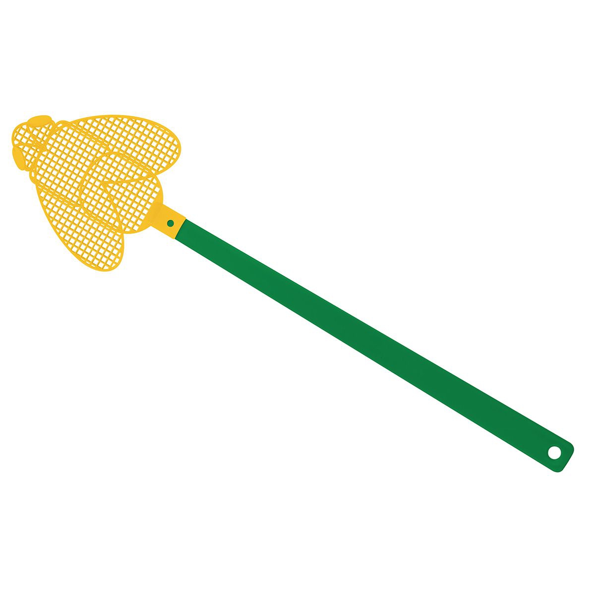Fliegenklatsche "Brummi", grün, gelb