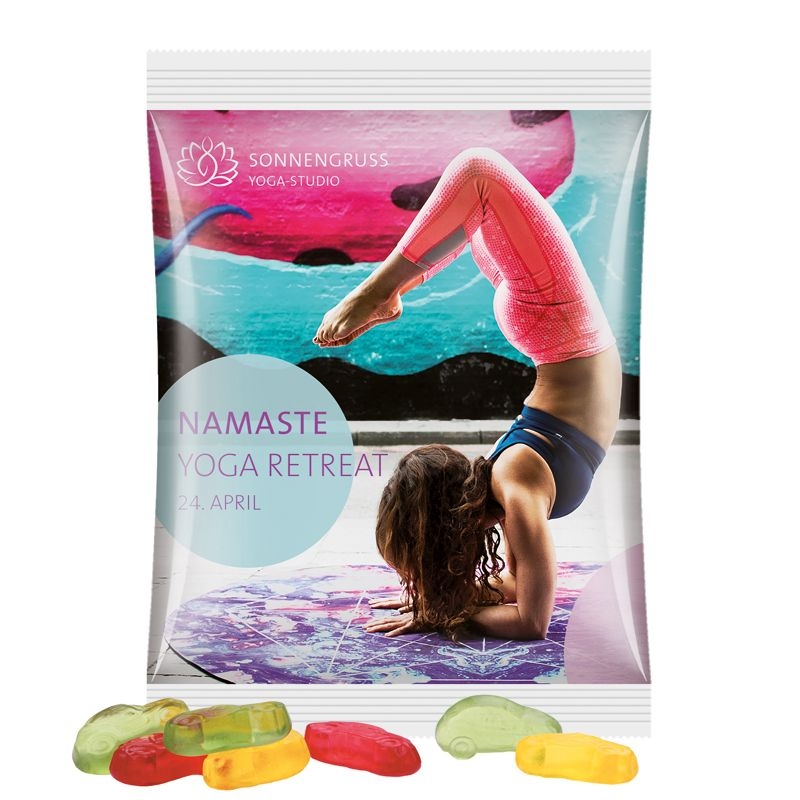 JG10064-7Maxituete 50 g Trolli Fruchtgummi Standardformen_ Auto_ weisse Folie