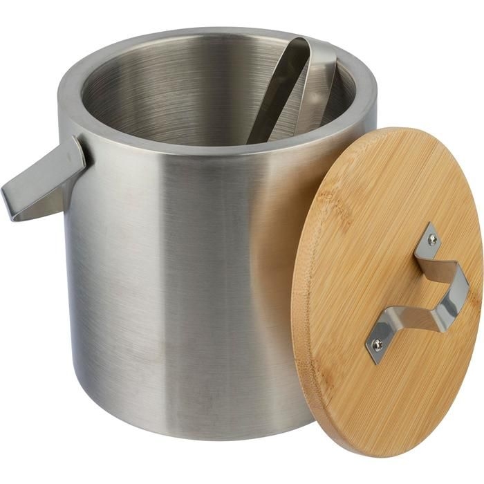 GI1204135-32Doppelwandiger Eiskuebel aus Edelstahl Fenwick_ silber