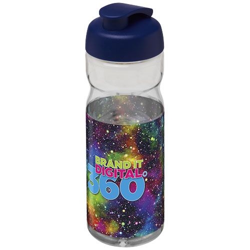 PF210045-3H2O Active® Base 650 ml Sportflasche mit Klappdeckel_ transparent_blau