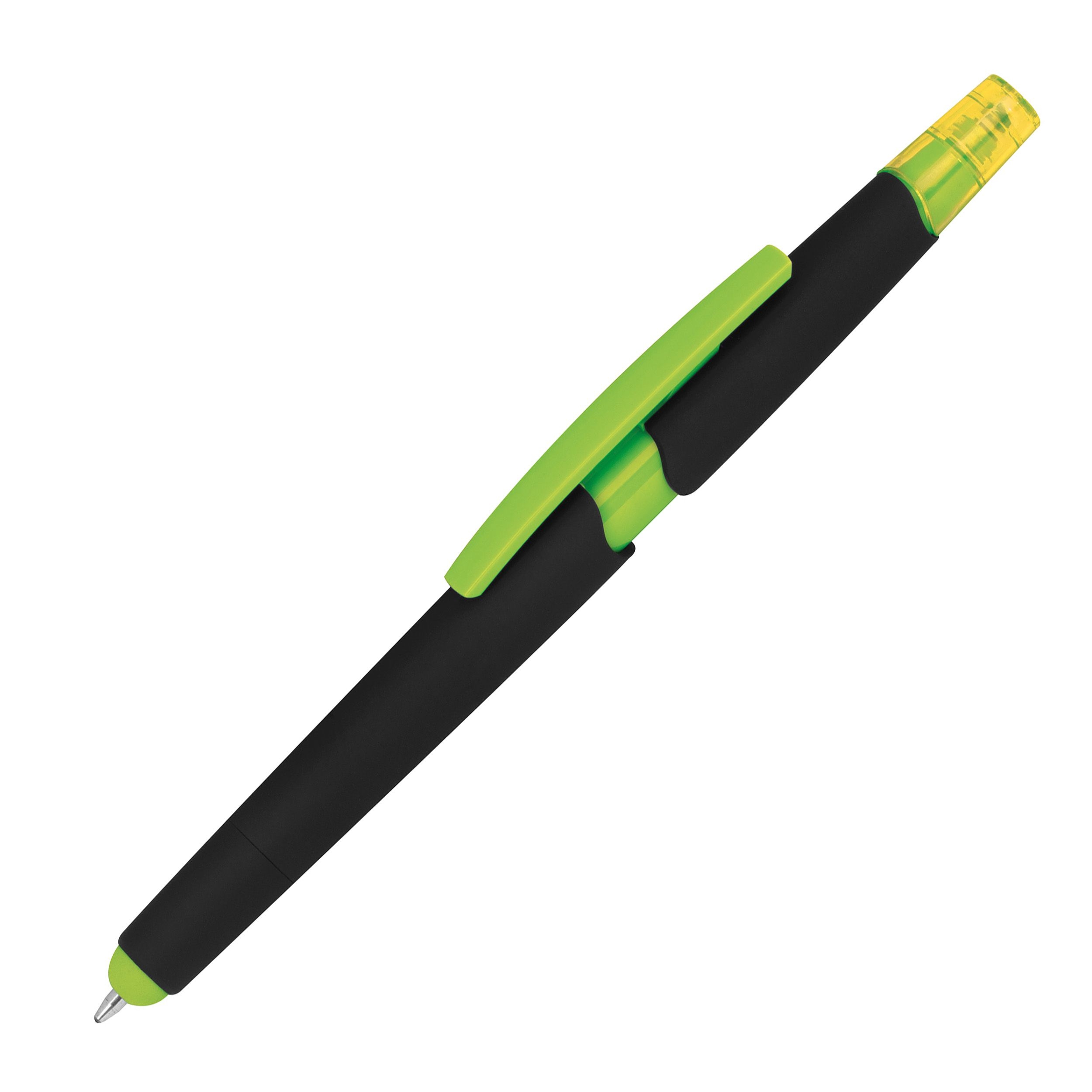 MA10965-29Kugelschreiber mit Textmarker und Touchfunktion_ apfelgruen