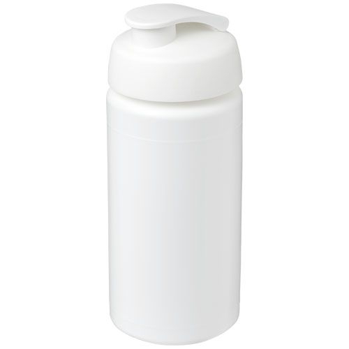 PF210072-2Baseline® Plus grip 500 ml Sportflasche mit Klappdeckel_ weiss PF210072-2Baseline® Plus grip 500 ml Sportflasche mit Klappdeckel_ weiss