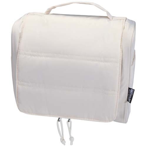 PF130117-1Puffer GRS recycelte aufhaengbare Kulturtasche 8L_ sandstone