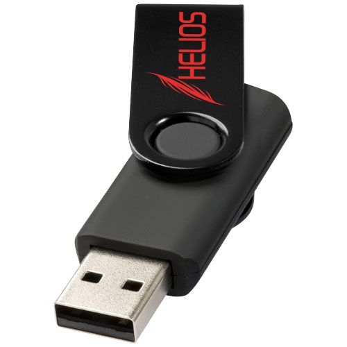 PF123508-1Rotate-Metallic 4 GB USB-Stick_ schwarz_ 4 GB