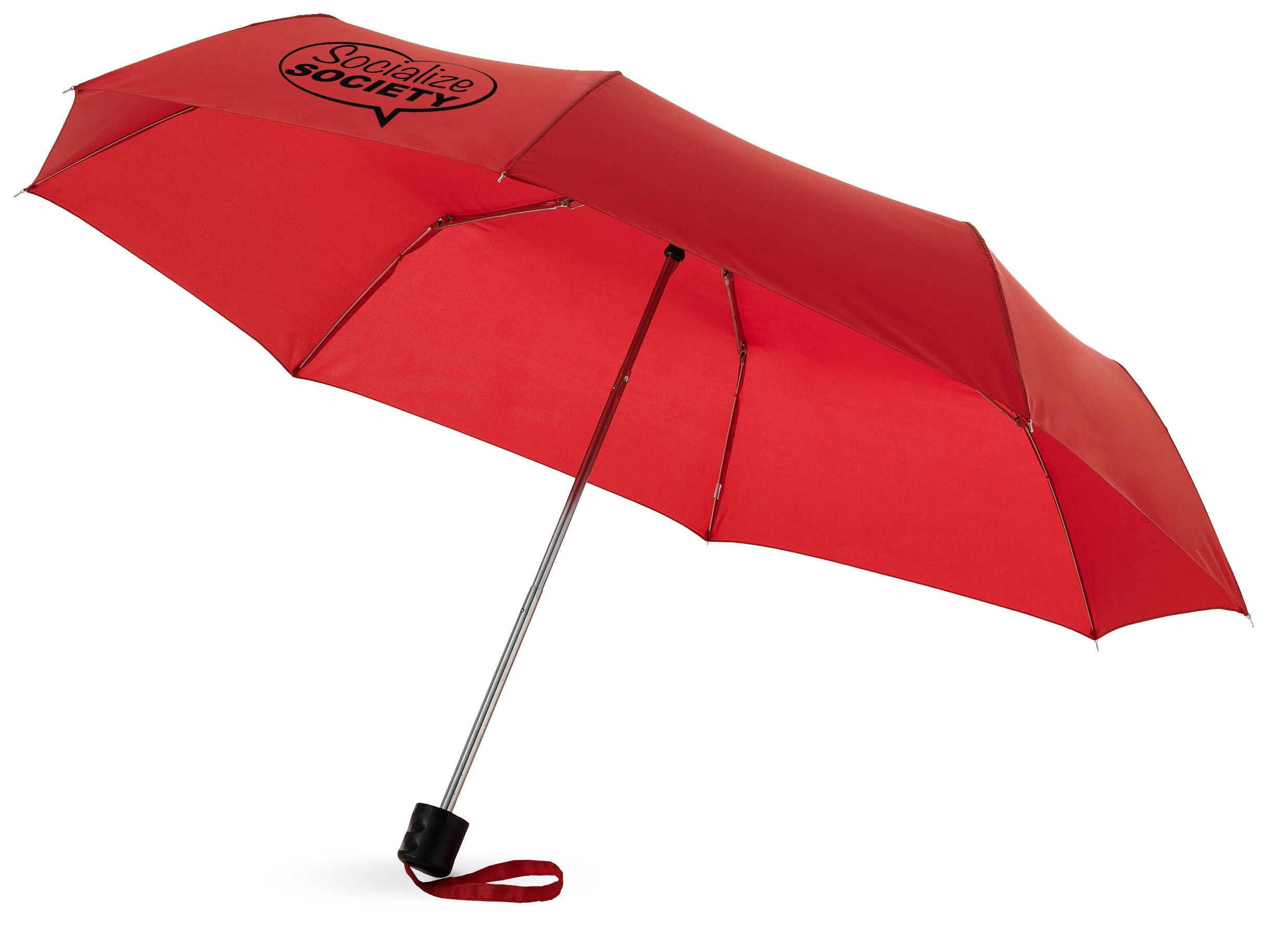 PF109052-3Ida 21_5_ Kompaktregenschirm_ rot