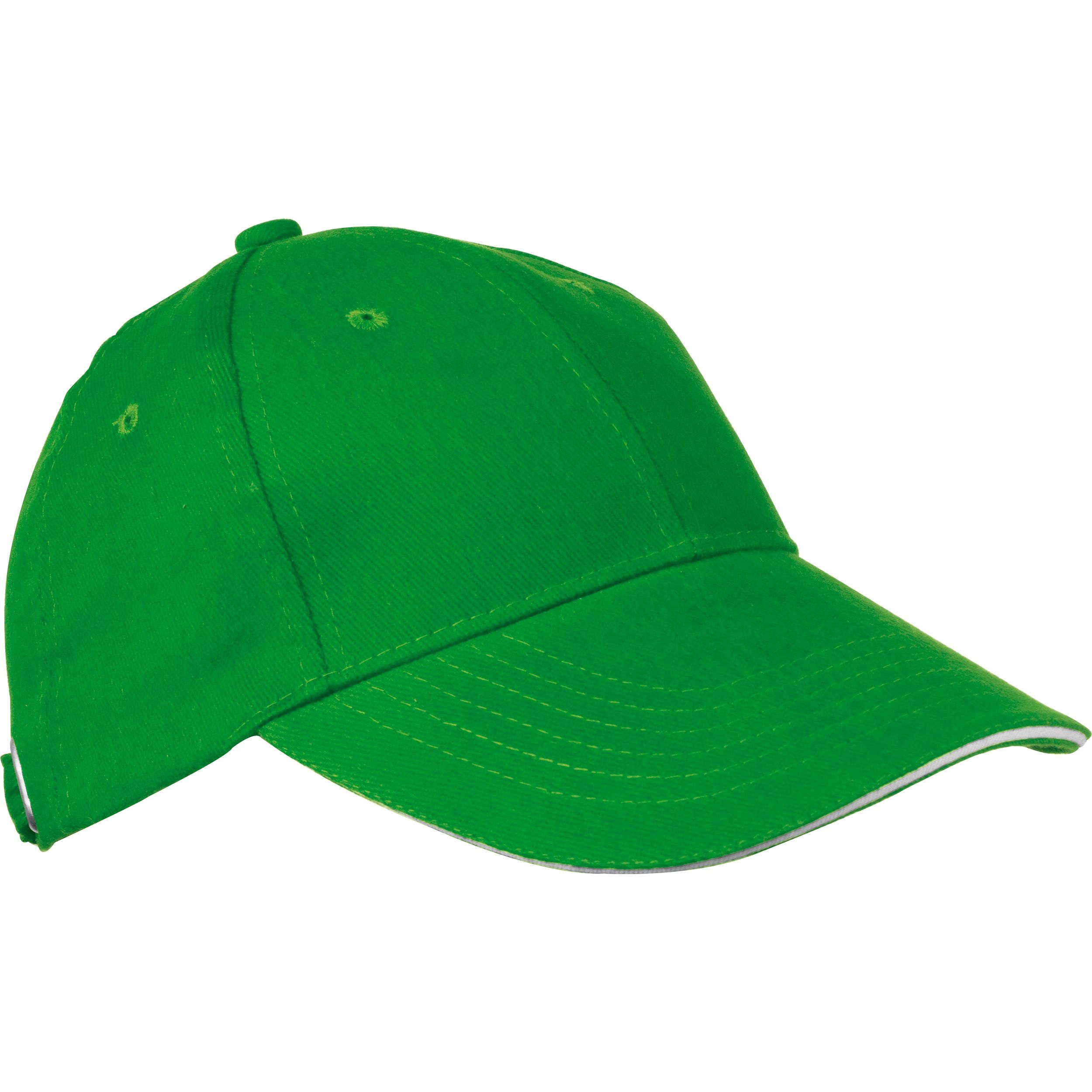 MA50466-096 Panel Sandwich Baseball Cap_ gruen MA50466-096 Panel Sandwich Baseball Cap_ gruen