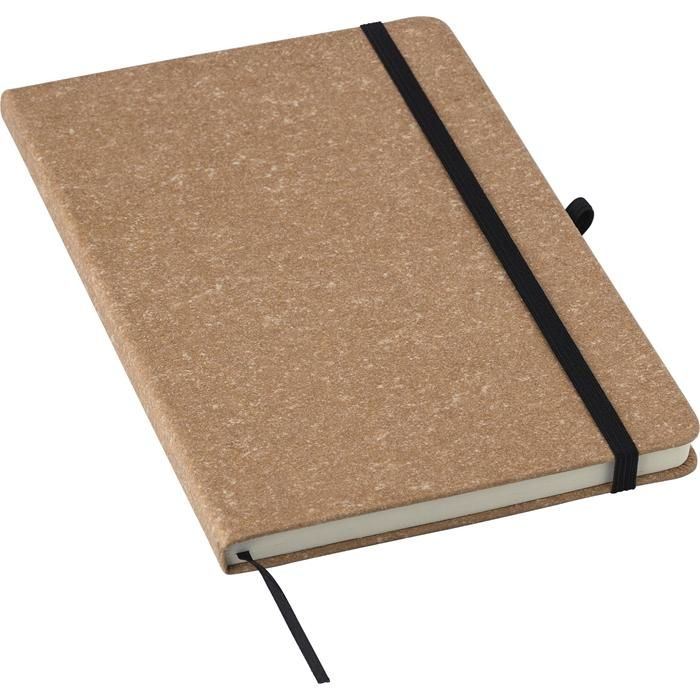 GI1015151-01Notizbuch aus recyceltem Leder _A5_ Gianna_ schwarz