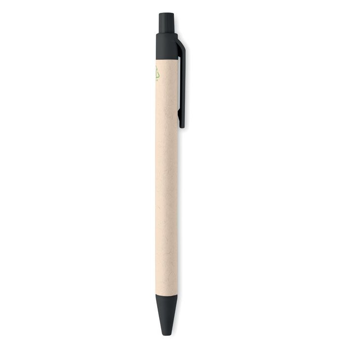 MO6822-03Mito Pen Kugelschreiber Milchkarton_ Schwarz