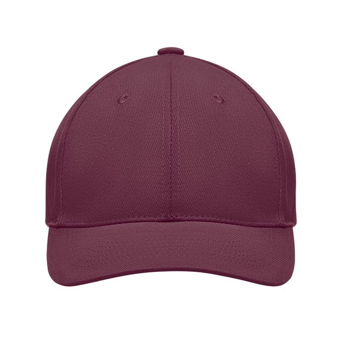 MO9643-02Tekapo Baseball Kappe 6 Panels_ bordeaux