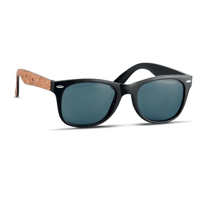MO6231-03Paloma Sonnenbrille mit Kork_ Schwarz