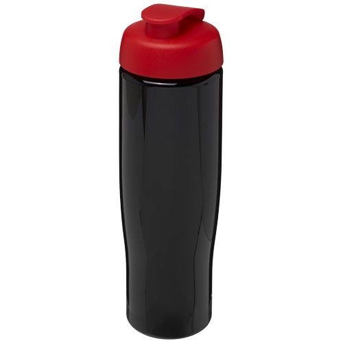 PF210040-15H2O Active® Tempo 700 ml Sportflasche mit Klappdeckel_ schwarz_rot PF210040-15H2O Active® Tempo 700 ml Sportflasche mit Klappdeckel_ schwarz_rot