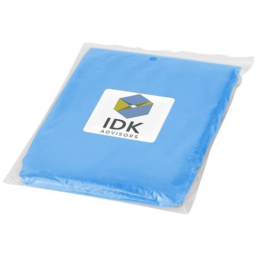 PF100429-2Ziva Einweg Regenponcho mit Huelle_ royalblau