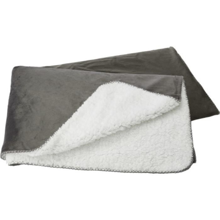 GI4290-03Kuscheldecke aus Polyester Margot_ Grau