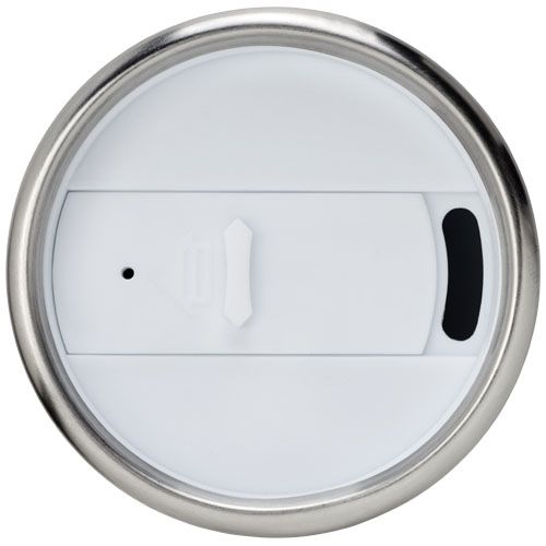 PF100310-6Elwood 410 ml Isolierbecher_ silber_weiss