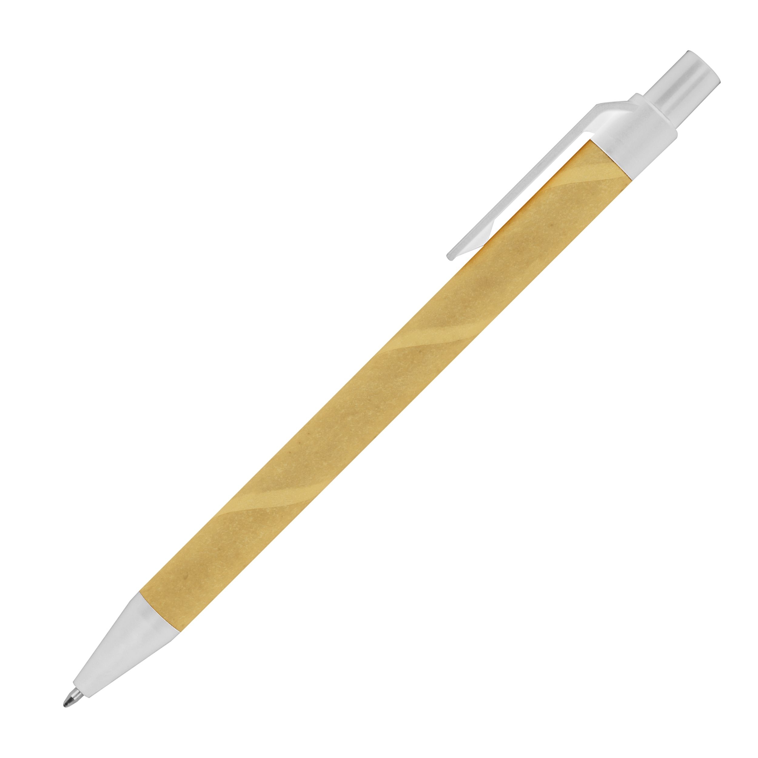 MA12565-13Kugelschreiber aus Papier und Mais_ beige