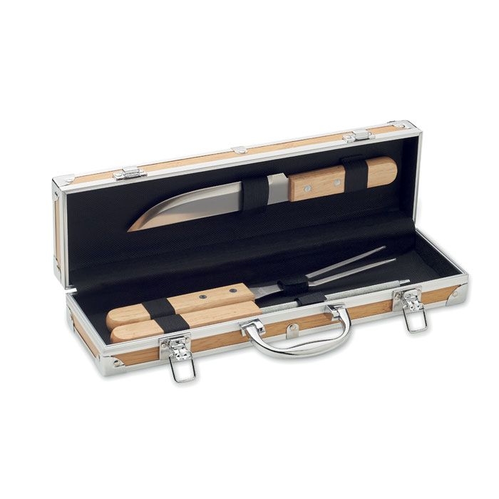 MO2471-40Tooldera 3teiliger BBQ Koffer_ holz