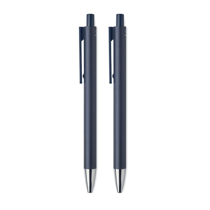 MO2567-85Orwell Schreibset recyceltes Alu_ marineblau