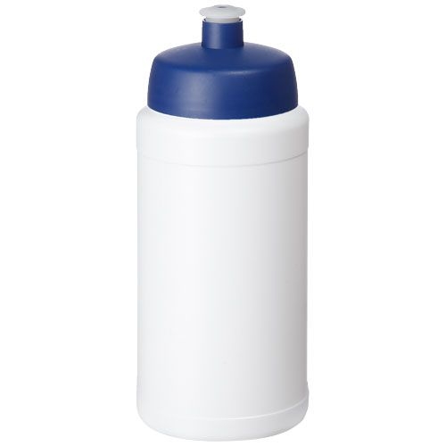PF210688-3Baseline® Plus 500 ml Flasche mit Sportdeckel_ weiss_blau