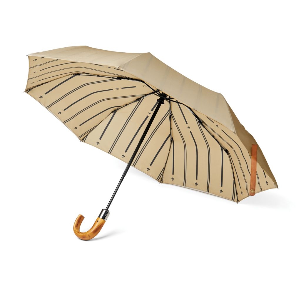XDV85001-9VINGA Bosler AWARE™ 21_ faltbarer Schirm aus recyceltem PET_ beige