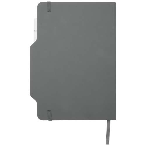 PF107969-3Nexus A5 Hardcover Notizbuch mit Kugelschreiber und Bleistiftset _schwarze Mine_ grau