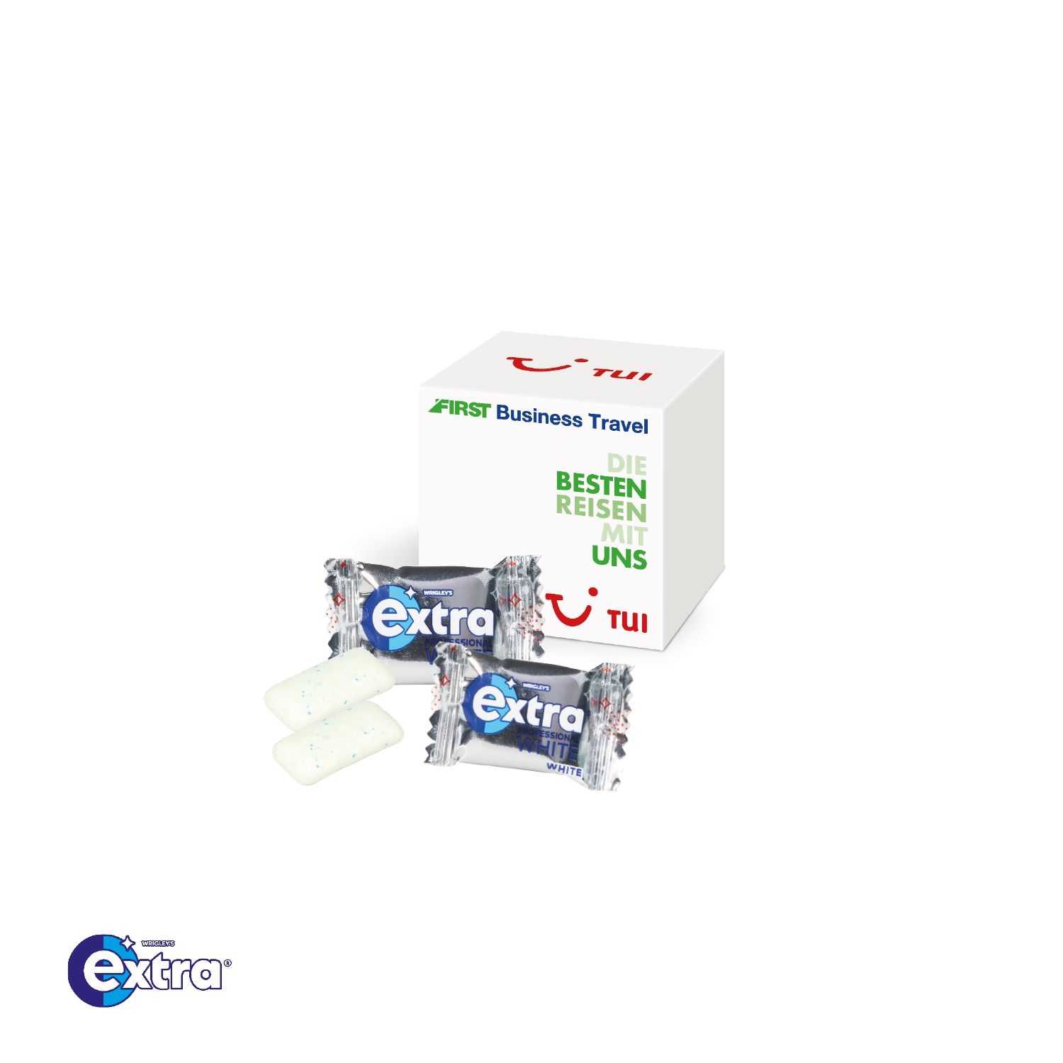 CD91618Werbewuerfel mit Wrigley's Kaugummi