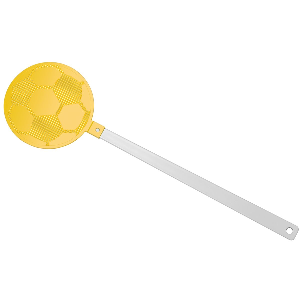 HE8410-0-4Fliegenklatsche _Fussball_ weiss_ gelb HE8410-0-4Fliegenklatsche _Fussball_ weiss_ gelb