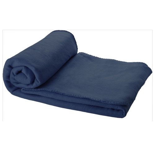 PF100165-8Huggy Fleecedecke mit Huelle 150 x 120 cm_ navy