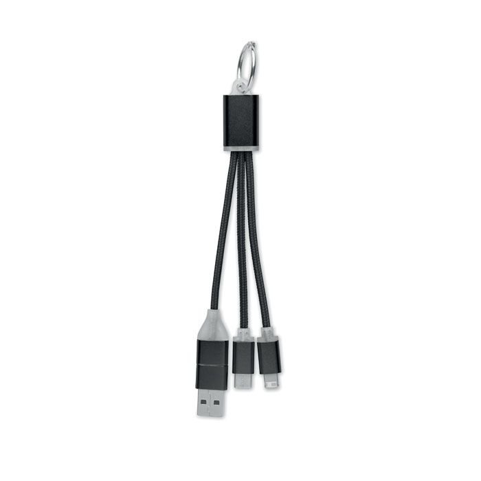 MO2141-03Blue 4in1 Ladekabel Typ-C_ schwarz