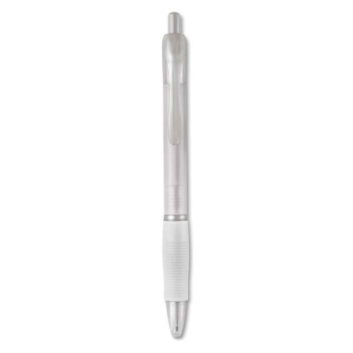 KC6217-26Manors Kugelschreiber_ Transparent Weiss