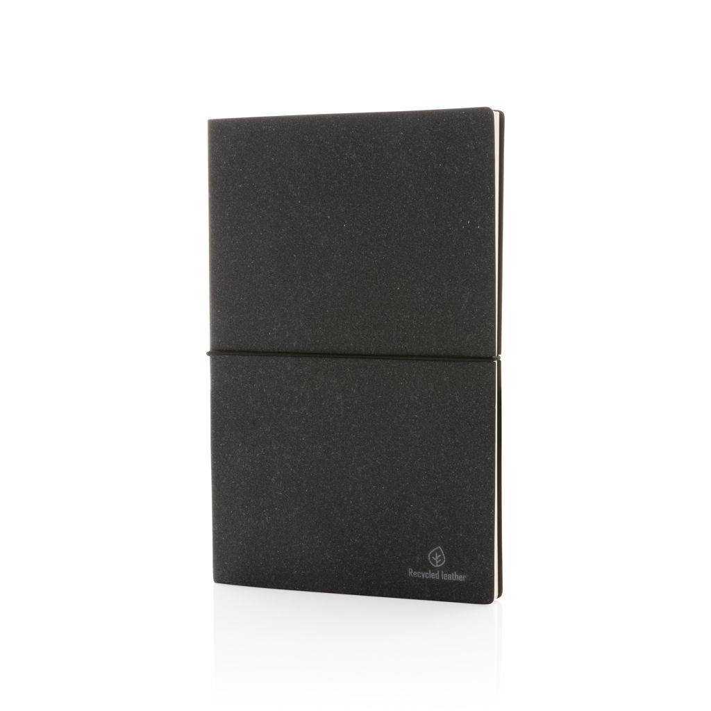 XDP772.21-2A5 Notizbuch aus GRS recyceltem Leder_ grau