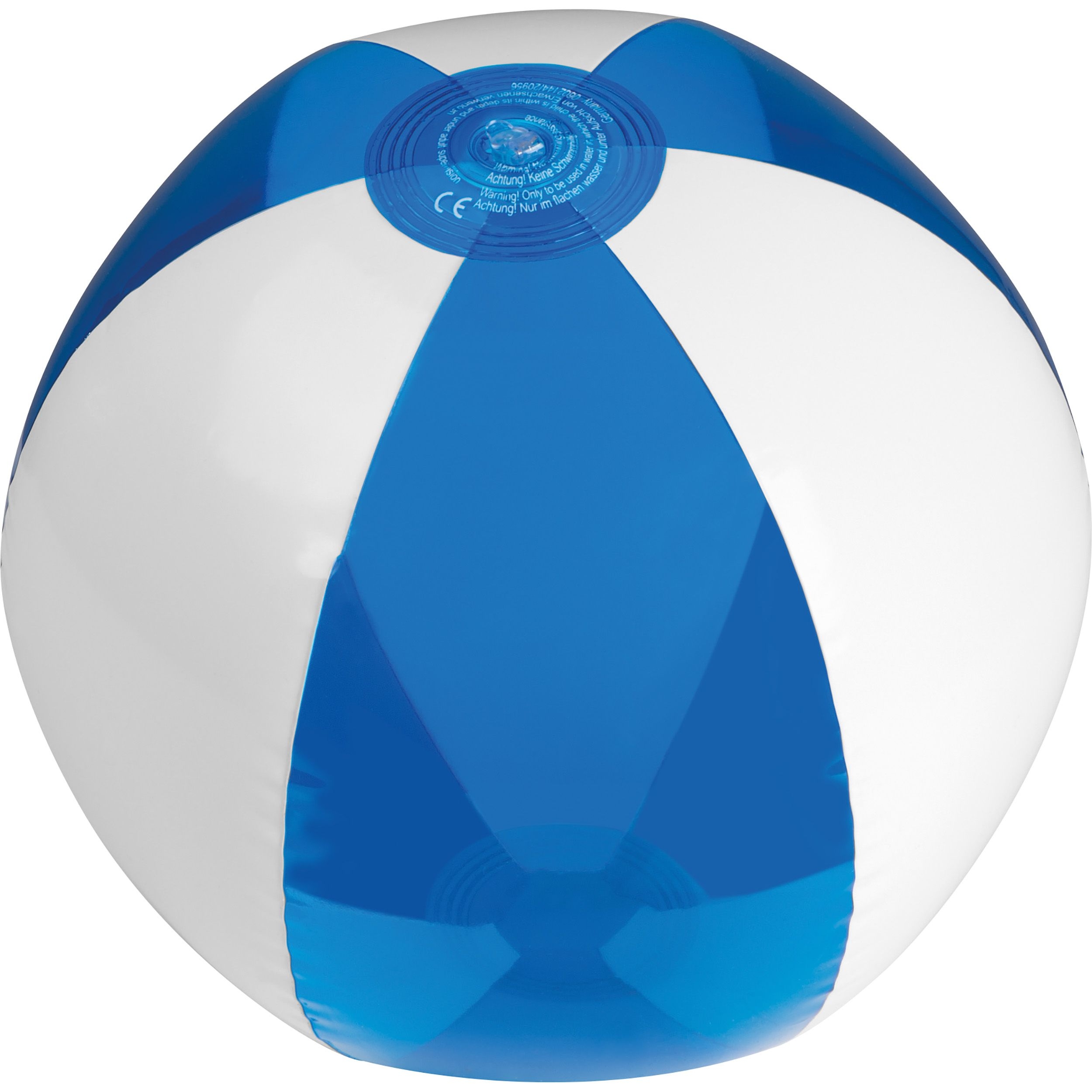 MA50914-04Strandball bicolour farbig_transparent_ blau
