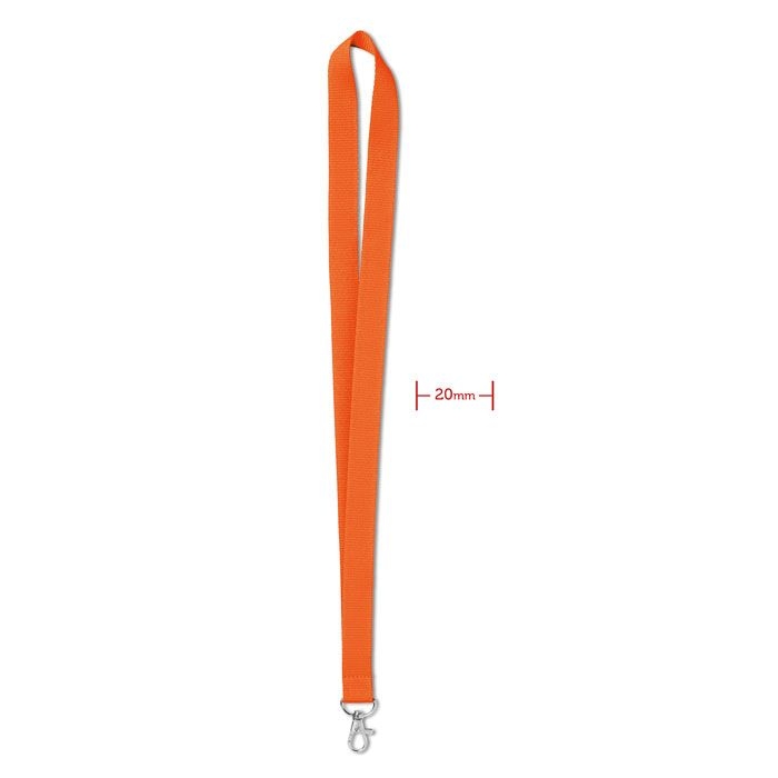 MO9058-10Simple Lany Lanyard 20mm_ Orange MO9058-10Simple Lany Lanyard 20mm_ Orange