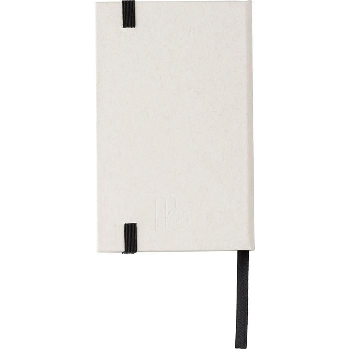 GI1042030-40Notizbuch aus recyceltem Milchkarton A6 Bohdi_ schwarz_weiss