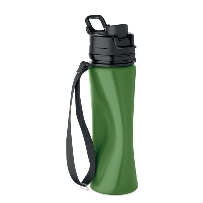 MO2944-60Lett Faltbare Sportflasche Silikon_ dunkelgruen