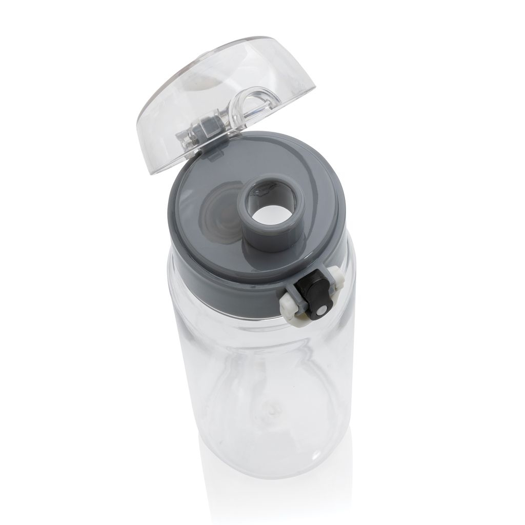 XDP437.00-0Yide RCS  rPET verschliessbare Wasserflasche 600ml_ transparent