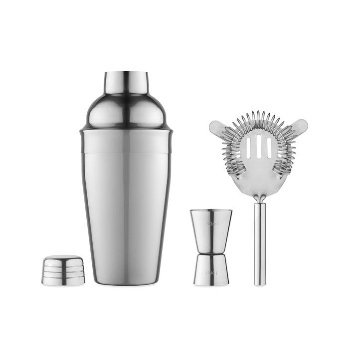KC4298-17Fizz Cocktail-Set mit Shaker_ silber glaenzend