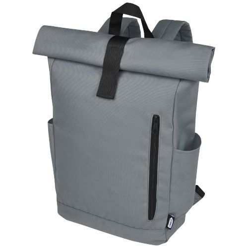 PF120659-5Byron 15_6_ GRS RPET Roll-Top Rucksack 18 L_ hellgrau