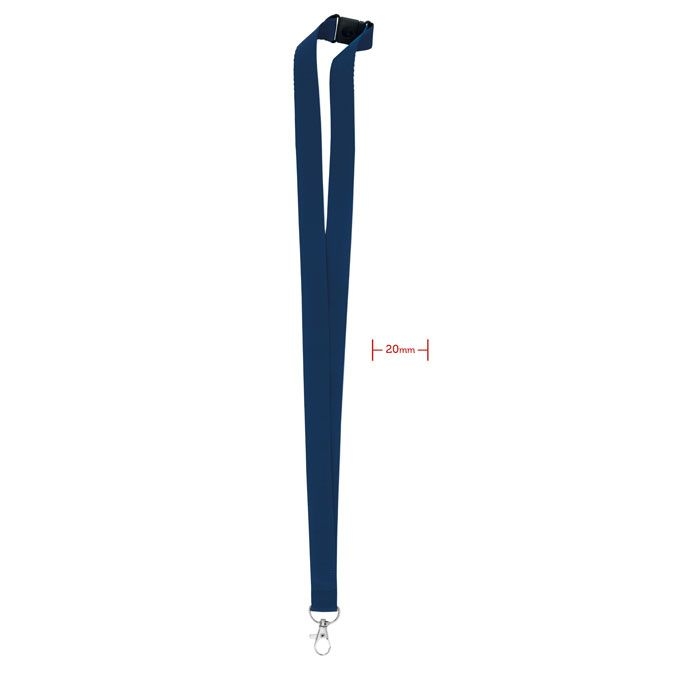 MO9354-04Pany Lanyard mit Karabiner 20mm_ blau