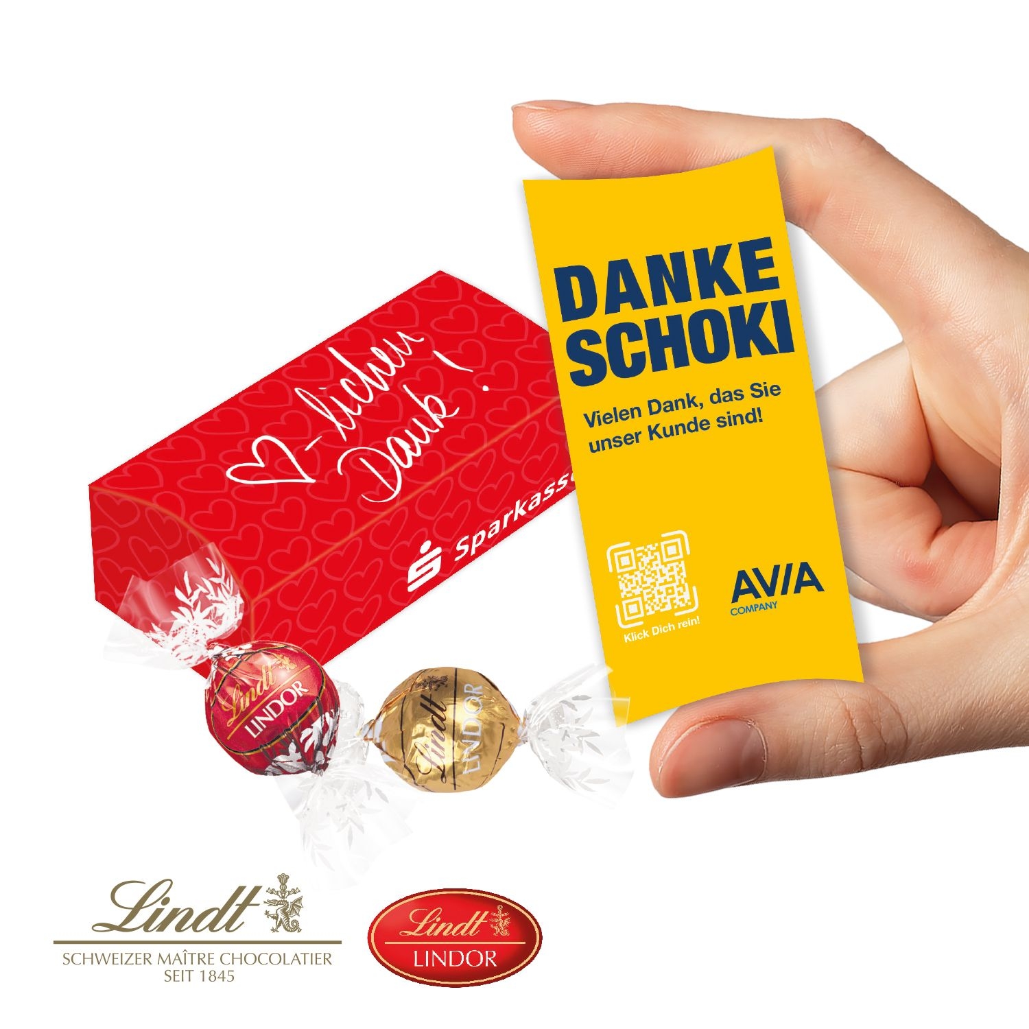CD91658-02Lindt Lindor Praesent_ 2er_ Milch