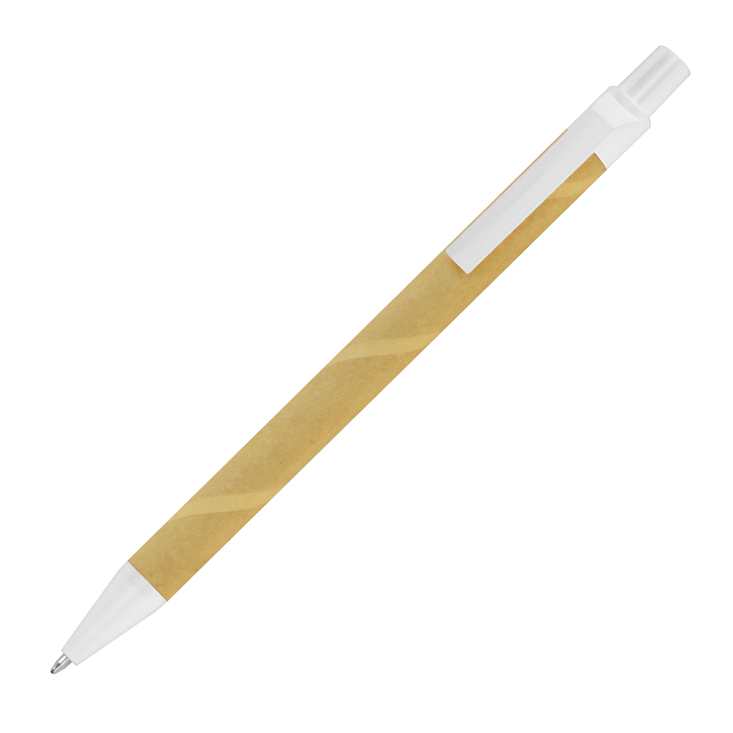 MA12565-13Kugelschreiber aus Papier und Mais_ beige