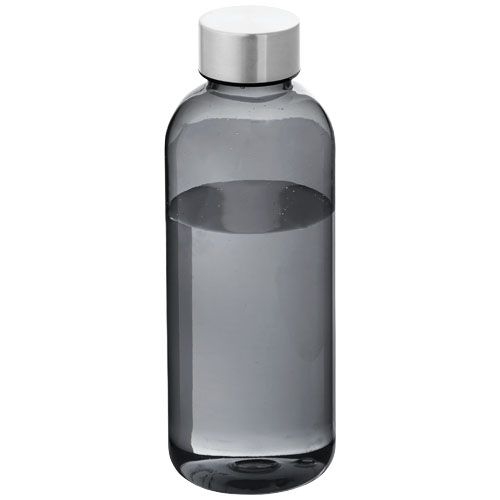 PF100289-1Spring 600 ml Trinkflasche_ transparent schwarz