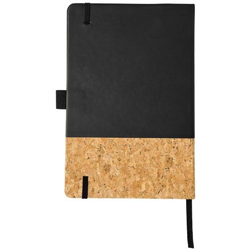 PF107320-1Evora A5 Notizbuch Thermo PU mit Kork_ schwarz