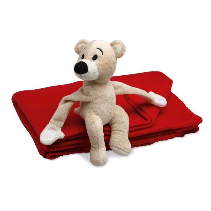 MO8252-05Manta Kinder-Fleece-Decke_ Rot