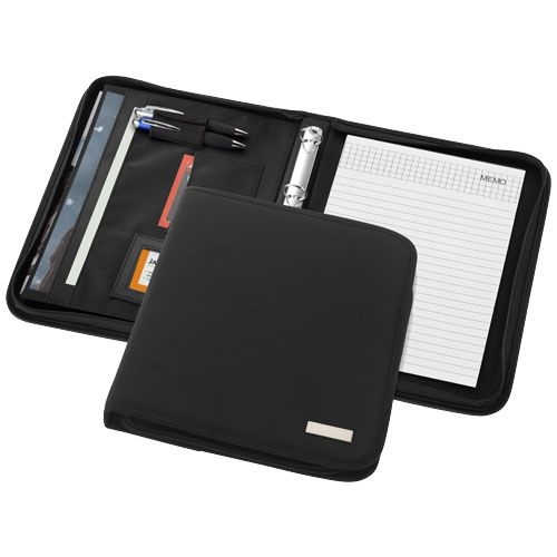 PF545007-1Stanford Luxus A4 Reissverschlussmappe_ schwarz