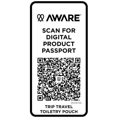 PF120767-2Trip Aware™ Recycelter Reisekulturbeutel 2 L _ hale blau