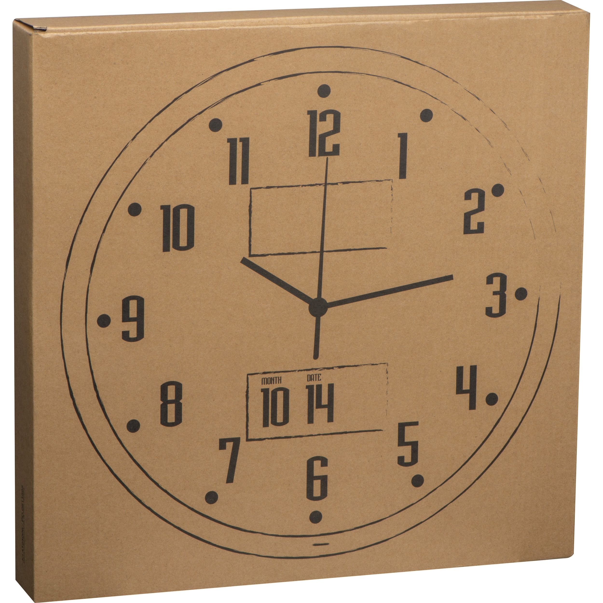 MA41240-06Analoge Wanduhr mit Digitalanzeige_ weiss