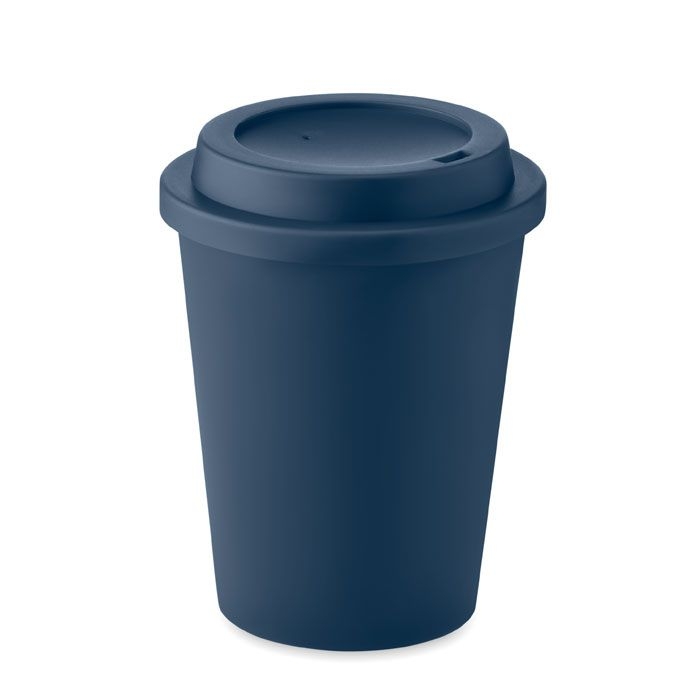 MO6582-85Nola Doppelwandiger Becher PP 300ml_ Marineblau